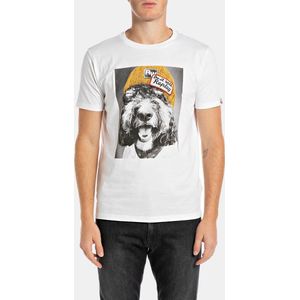 Replay M6951 000 2660 T-shirt Met Korte Mouwen Wit L Man