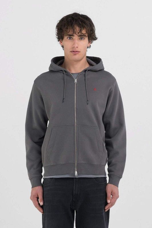 Replay - Sweatvest - Grijs - Lange Mouw - Normaal