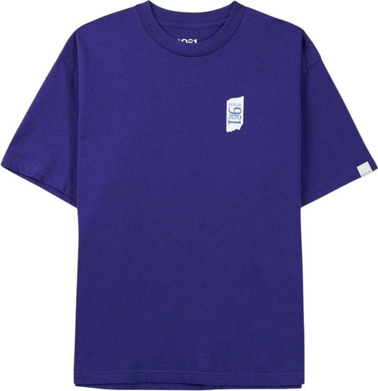 REPLAY - M6992.000.23454 - T-shirt - Zwart - Katoen