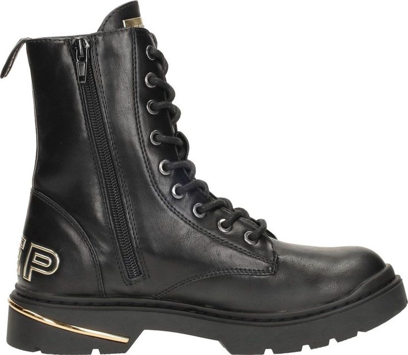 Replay - Joplin 11 - Veterboots - Zwart - Imitatieleer - Textielvoering