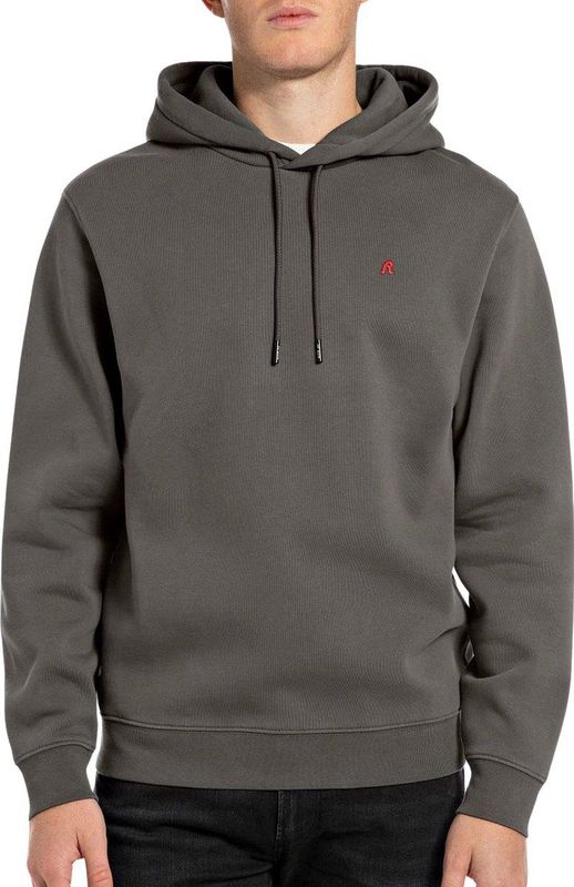 Sweatshirt - Effen - Capuchon met Trekkoord - Lange Mouw - Normale Pasvorm