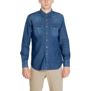 Replay - M4981.000.26C70A Overhemd - Blauw - Katoen