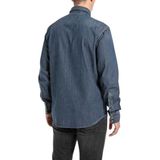 Replay M4981.000.26c70a Overhemd Met Lange Mouwen Blauw L Man