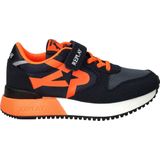 Replay Fiber JR 1 Klittenband Laag Blauw