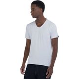 Replay Raw Cut V-neck Shirt Heren