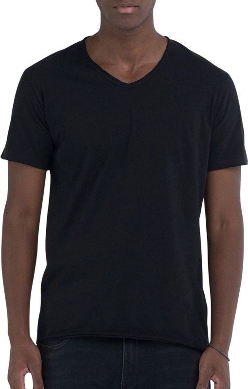 REPLAY - M3591A.000.2660 - T-shirt - Effen - Korte Mouwen - V-hals