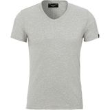 Replay - M08 Light Grey Melange - T-shirt - Heren - Korte Mouwen - V-hals