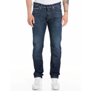 Replay - Jeans - Blauw - Katoen