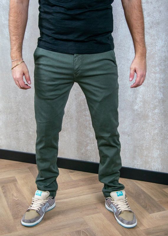 Replay - Zeumar - Chino - Military Green - Hyperflex X-Lite - Stretch
