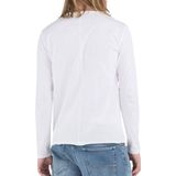 AboutYou - Shirt - Lange Mouw - Effen - Slanke Pasvorm - Ronde Hals