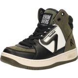 Replay - Epic Jr Mid Boy 4 - Sneakers - Zwart - Leatherlook