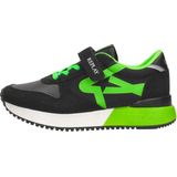 Replay - Fiber Jr - Sneakers - Blauw - Suède en Textiel