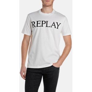 REPLAY - M3099.000.2660 - T-shirt - Zwart - Katoen