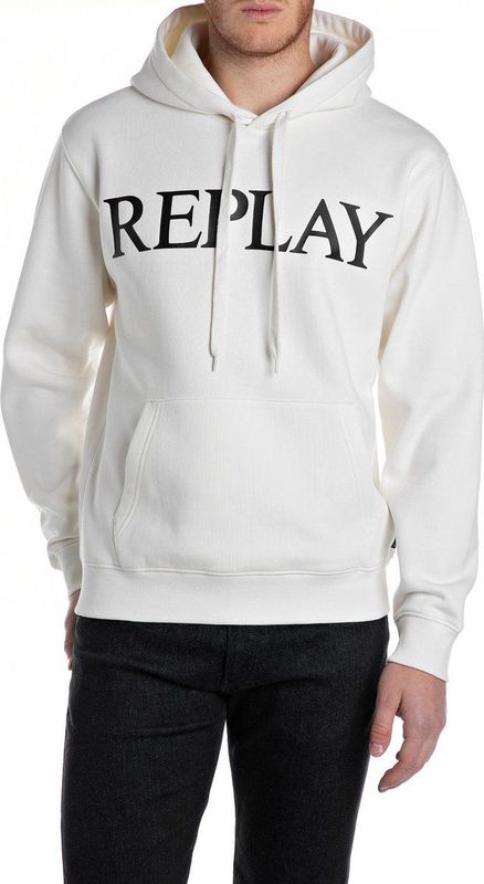 Replay - M3104.000.23832 Hoodie - Zwart - Synthetisch