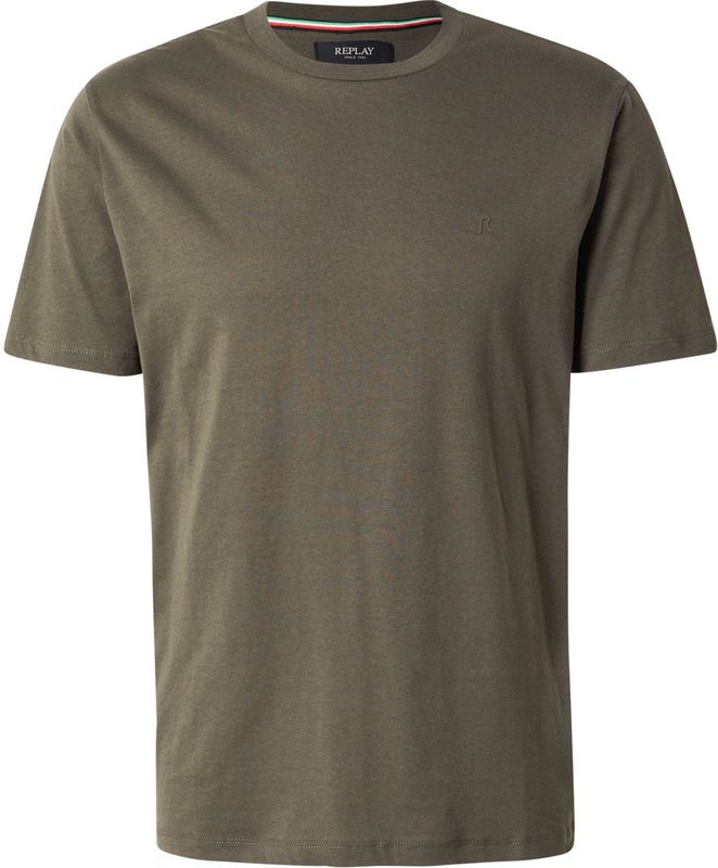 Replay - T-shirt - Effen - Korte Mouwen - Ronde Hals - Hoog Draagcomfort