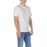 Replay Heren T-Shirt regular fit Wit L Ronde Hals Volwassenen