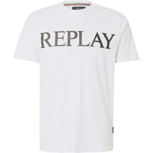 REPLAY - M3099.000.2660 - T-shirt - Zwart - Katoen