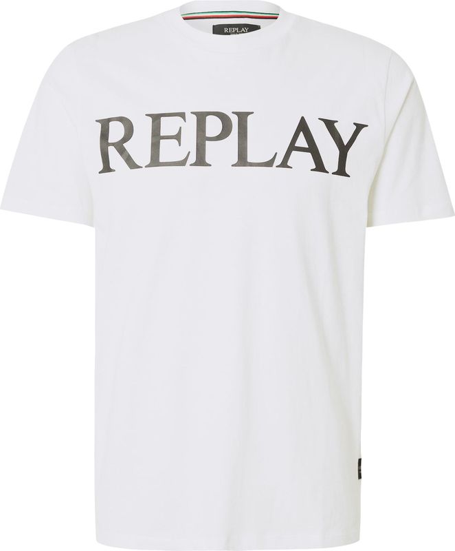REPLAY - M3099.000.2660 - T-shirt - Zwart - Katoen