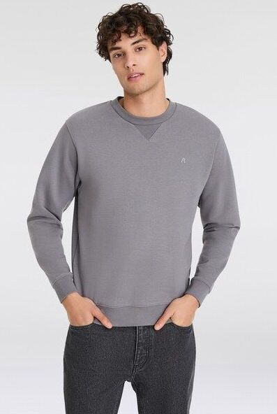 Replay Sweatshirt mit V-Einsatz am Halsausschnitt