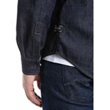 Replay - M4124 Herenhemd - Donkerblauw - Katoen