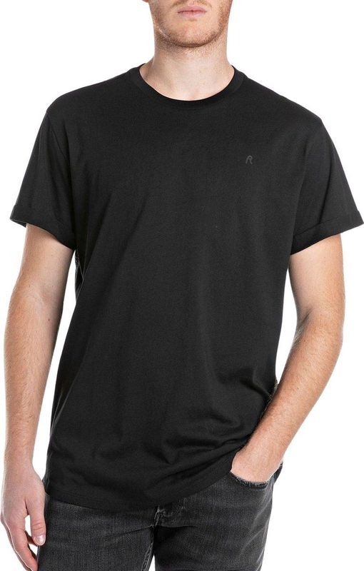 REPLAY T-shirt - Korte Mouwen - Effen - Katoen - Heren