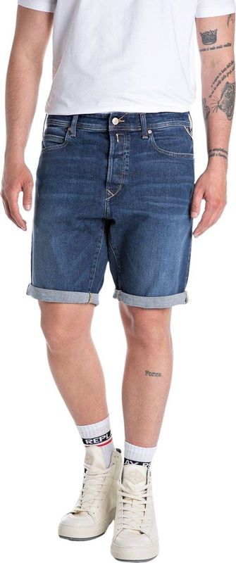 Replay - Rbj. 901 Power Stretch Shorts - Korte Broek - Kleur - Materiaal