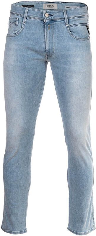 Replay - Anbass - Jeans - Lichtblauw - Katoenmix