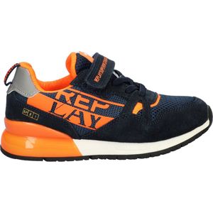 Replay - Shoot JR11 - Sneakers - Blauw - Leren