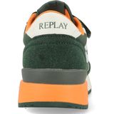 Replay - Sneakers - Groen - Oranje - Elastische Veter - Klittenbandsluiting