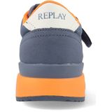 Replay - Fiber Jr Boy 5 - Sneakers - Blauw - Ademend Materiaal