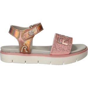 Replay - Sandalen - Roze - Ga voor Glans - Metallic Kleur - Klittenbandsluiting