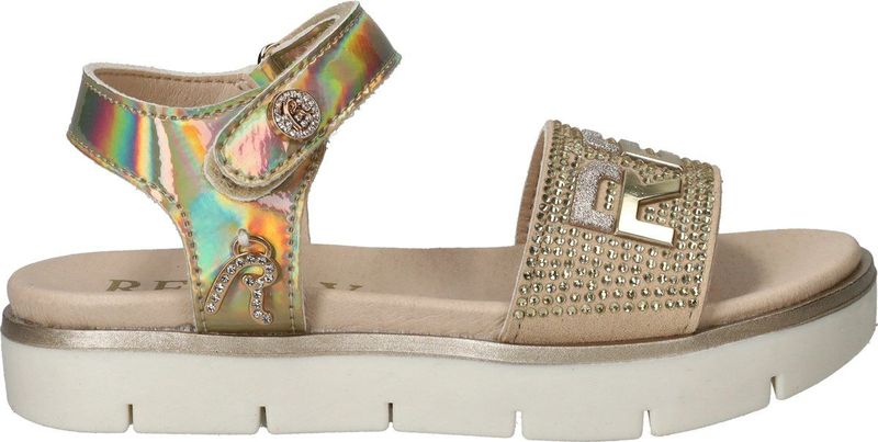 Replay - Sandal 2 - Sandaal - Goud - Suedine en Imitatieleer