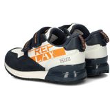 Replay - Shoot Junior - Sneakers - Blauw - Klittenbandsluiting