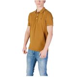 Replay - Polo - Bruin - Katoen - Korte Mouwen