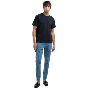 Replay - T-shirt - Blauw - Col Rond - Heren