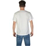 REPLAY Shirt  zwart / wit