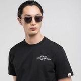 Replay - T-shirt - Zwart - Wit - Regular Fit - 100% Katoen