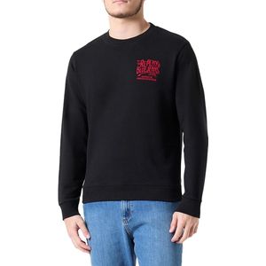Replay - Regular Fit Sweatshirt - Zwart - Katoen