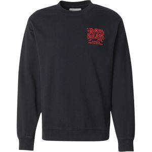 REPLAY - Sweatshirt - Rood/Zwart - Losse Pasvorm - Lange Mouw