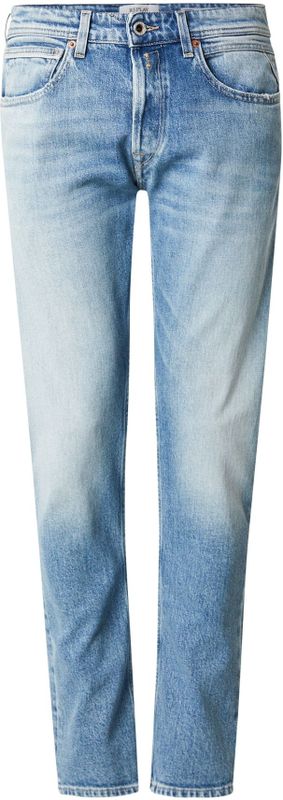 Replay - Grover - Jeans - Lichtblauw - 99% Katoen, 1% Elastaan