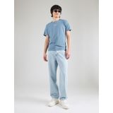 Shirt - Jersey - Ronde Hals - Logoprint - Normale Pasvorm - Kwartmouw