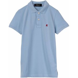 SB7524 - Korte Mouwen Polo - Blauw - Stretch Piqué - 95% Katoen, 5% Elastaan