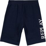 REPLAY - Sweatshorts - Donkerblauw - Katoen