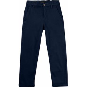 REPLAY - Jongensbroek - Donkerblauw - Stretchkatoen - Rits- en Knoopsluiting