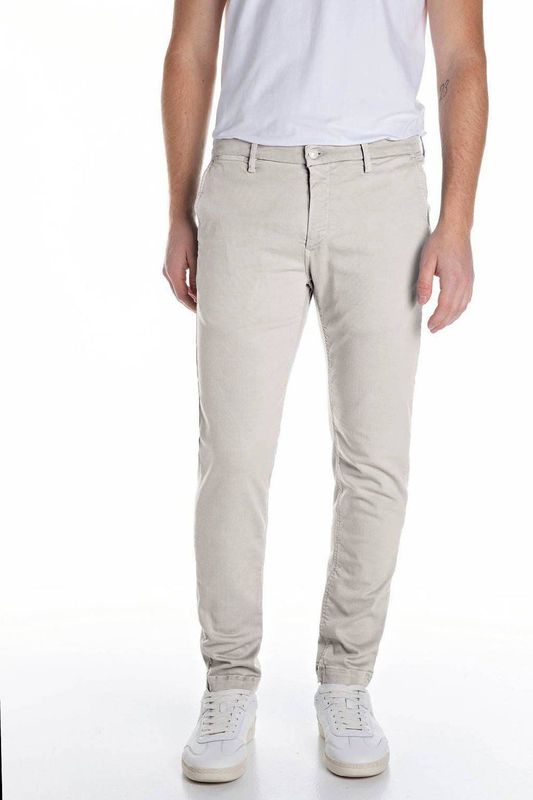 Replay Heren Slim fit chino jeans Zeumar Hyperchino Colour X-Lite, 013 albast, 28W x 32L