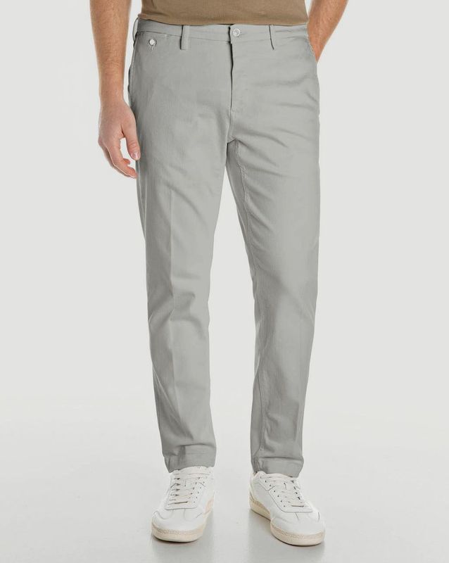 Replay - Benni - Chino Broek - Lichtgrijs