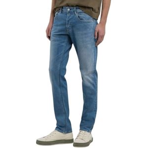 Replay - Grover - Jeans - Lichtblauw - 99% Katoen, 1% Elastaan
