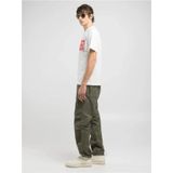 Replay - T-shirt - Wit - Katoen - Ronde Hals - Korte Mouwen