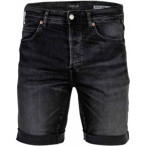 Replay - RBJ.981 SHORT - Korte Broek - Effen - Denim