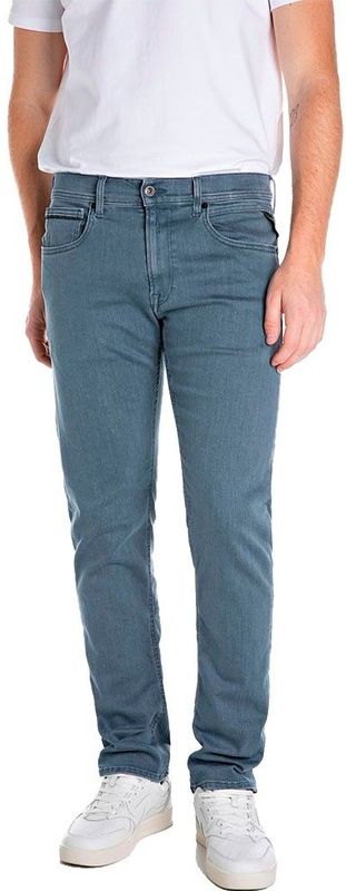REPLAY - GROVER - Jeans - Medium Grey - Rechte Pasvorm
